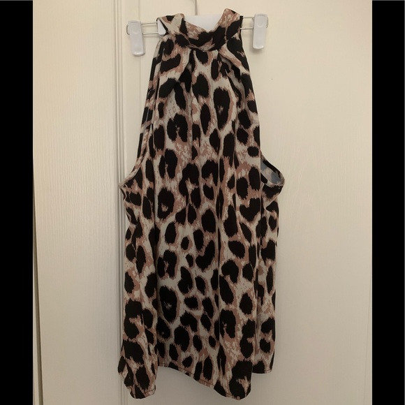 Leopard Print Top Size Small - Picture 2 of 3